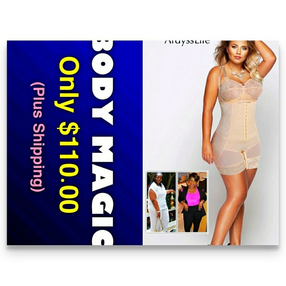 New body magic shapers come in black , beige, whit